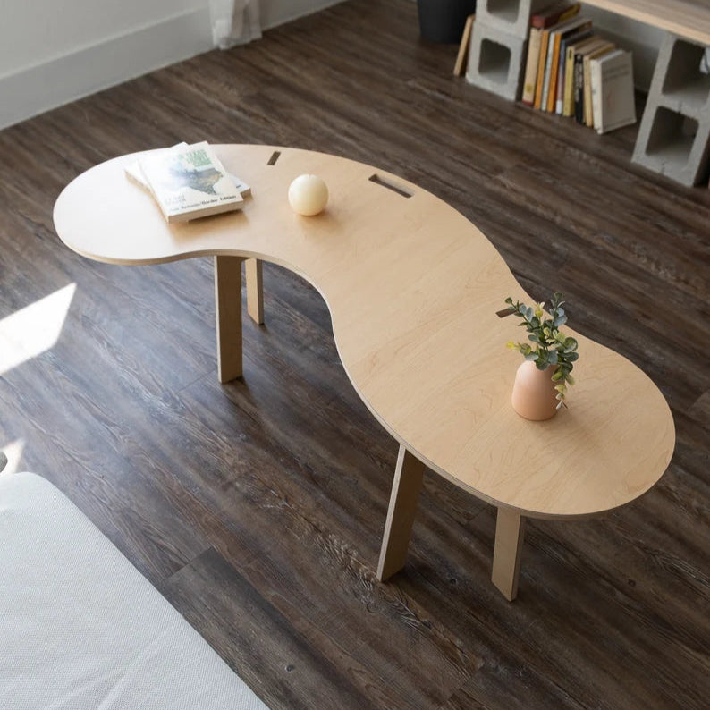 Scandinavian Wavy Table For Kids By Miza