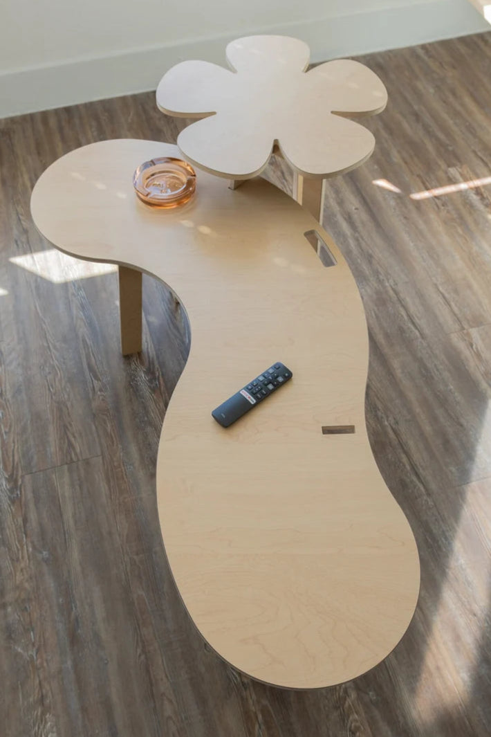 Scandinavian Wavy Table For Kids By Miza