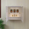 Compact Harmony: Wall-Mounted Puja Shelf With Symbolic Tree Design