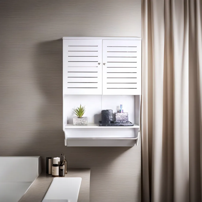 PVC High Quality Bathroom & Kitchen Wall Hung Storage By Miza