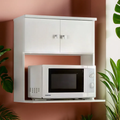 Microwave Cabinet Cupboard Wall Hanging Organizer Kitchen Essentials By Miza