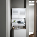 PVC High Quality Bathroom & Kitchen Wall Hung Storage By Miza