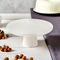 White Magnesium Porcelain Cake Stand By Rena