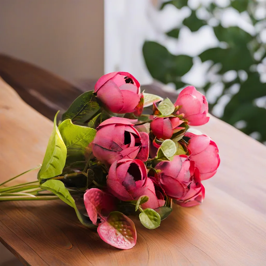 Artificial Spray Roses Peony Small Flower For Home Decoration 1 Bunch