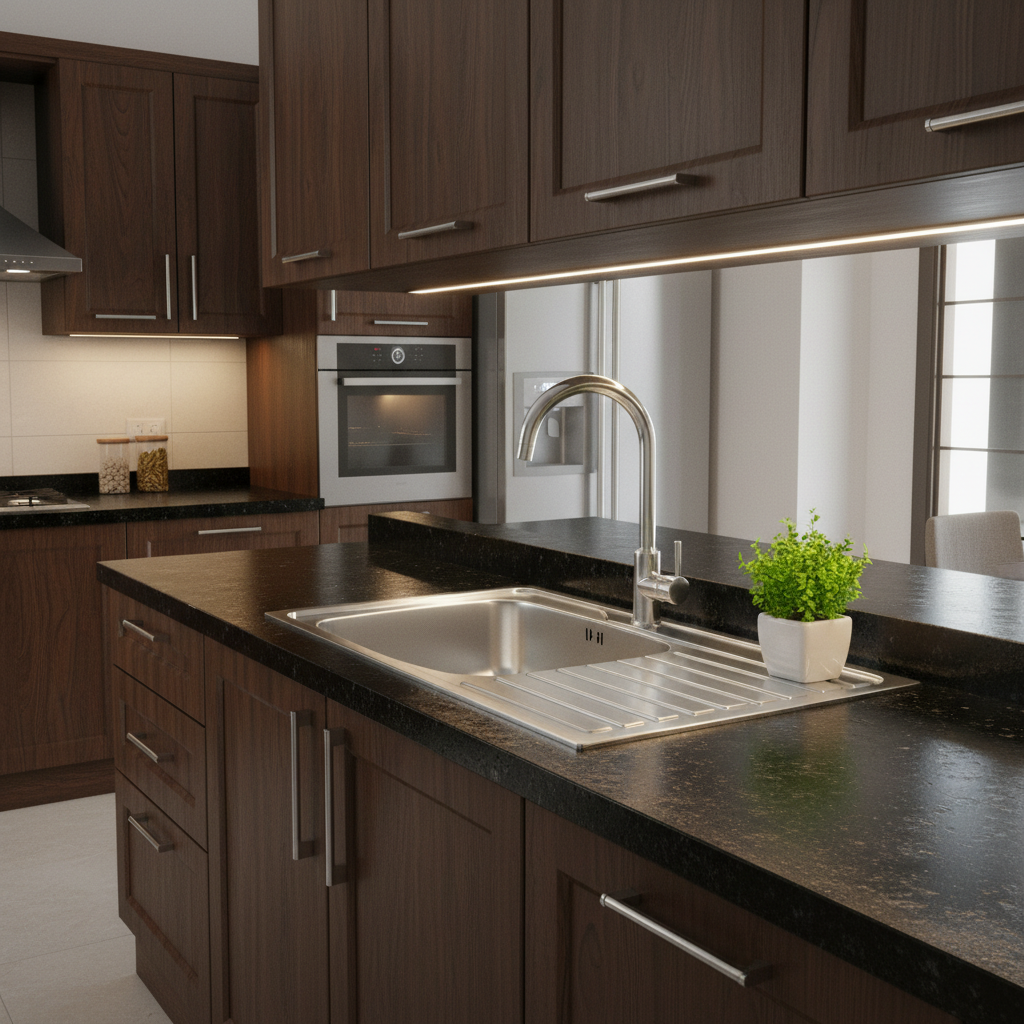 Nirali Elegance Ultra Kitchen Sink | SS 304 Grade | Anti-Scratch, Satin & Glossy | Medium, Big & Large
