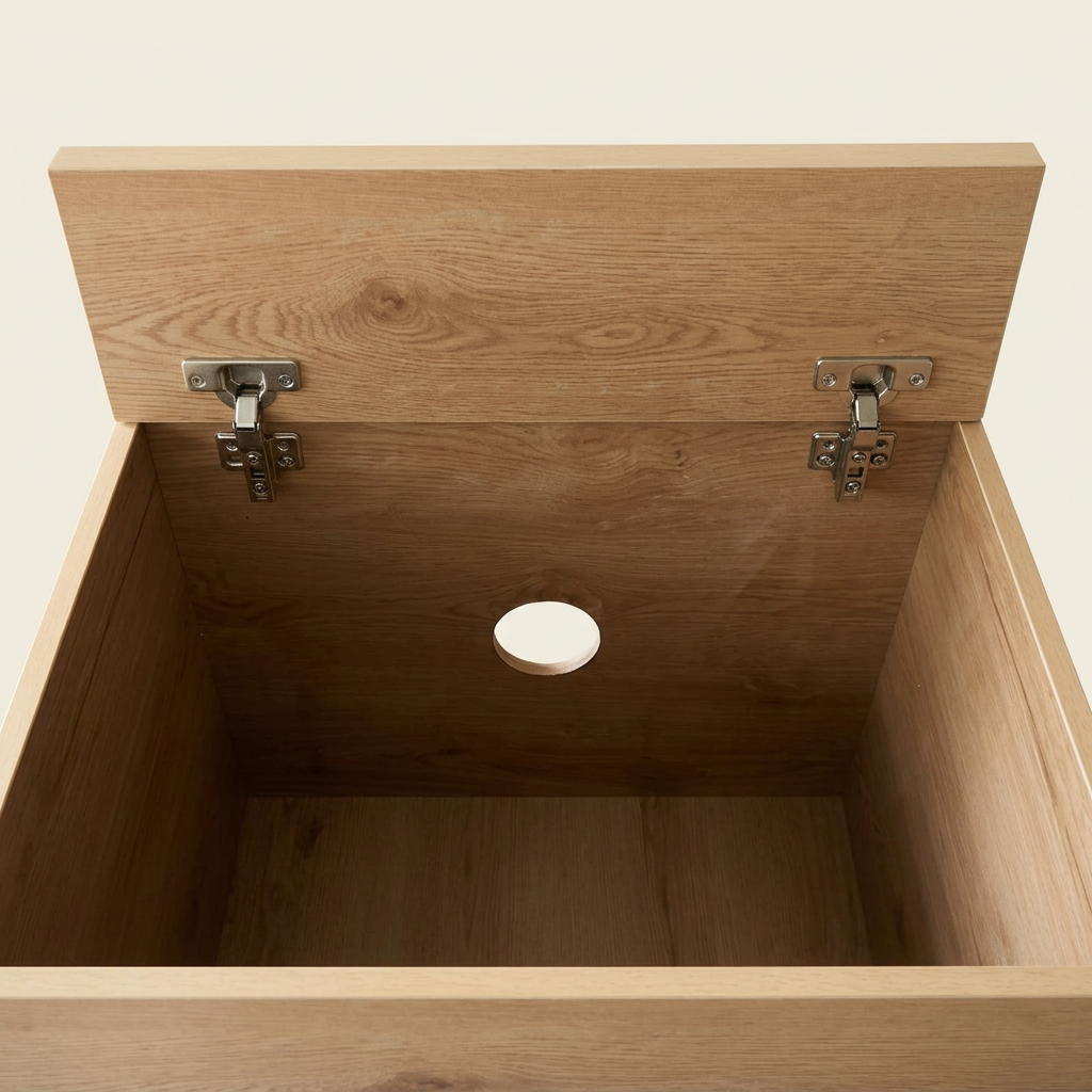 Floating HDHMR Water Resistant Bathroom Washbasin Vanity By Miza