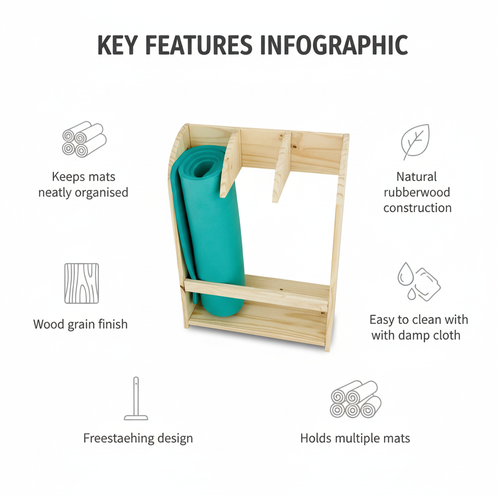Sustainable Yoga Mat Carrier/Yoga Mat Holder By Miza