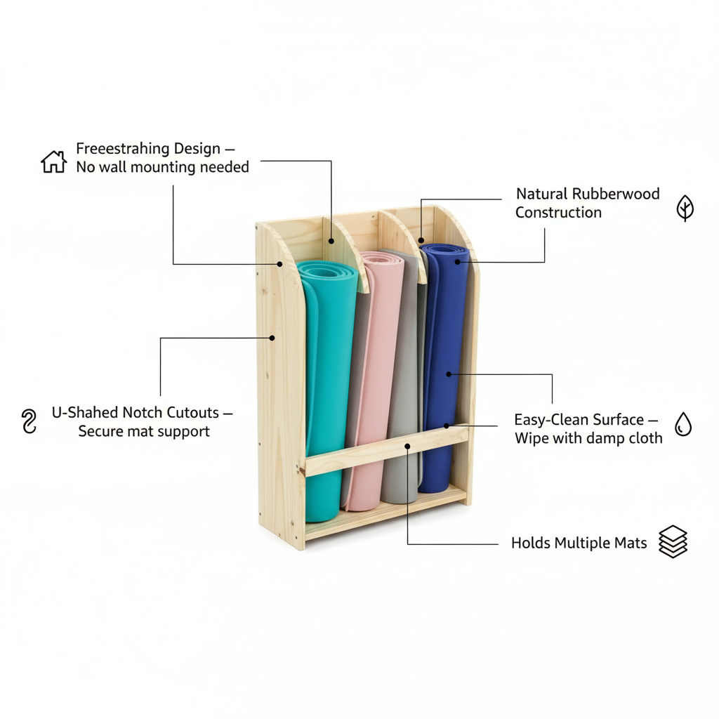 Sustainable Yoga Mat Carrier/Yoga Mat Holder By Miza
