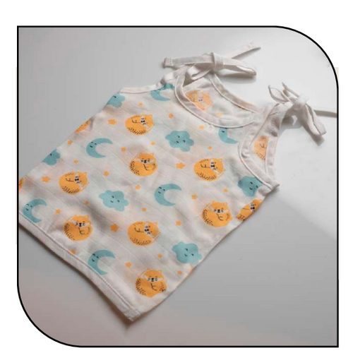 Jabla Knot Type Muslin Cloth For Baby's  Multi Printed  Pack Of 5 By MM