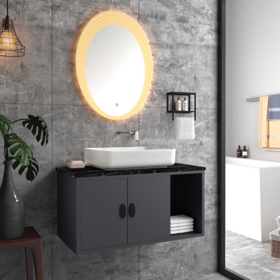 Lara & Zen Wall Mounted Washbasin Vanity By TGF