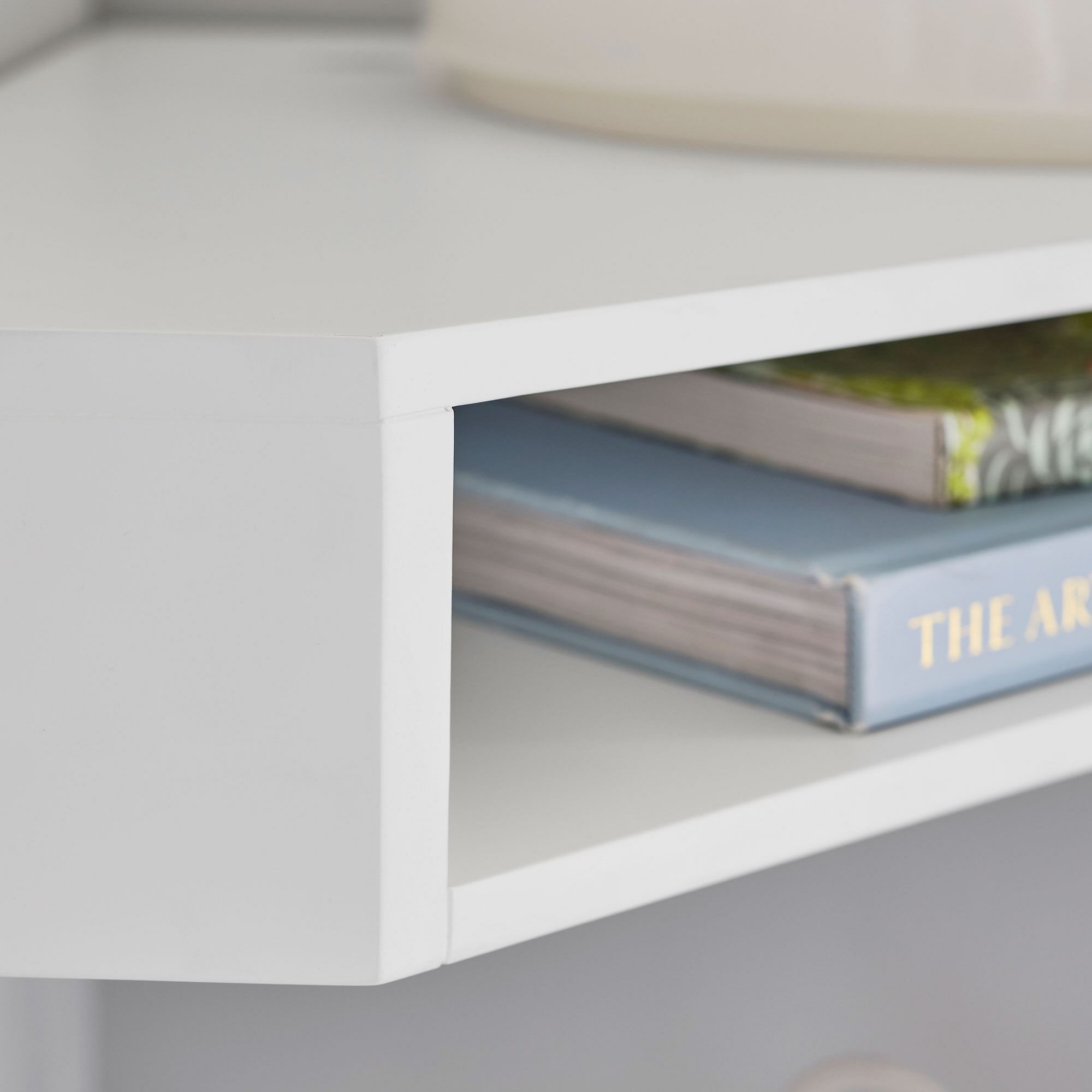 Open Box : Lane Corner Shelve By Miza