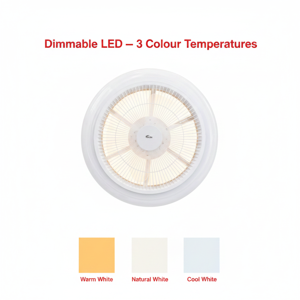 Deco Fan Mini 465 mm/18 INCHES | False Ceiling Ventilation Fan | Remote Operated | By Wadbros