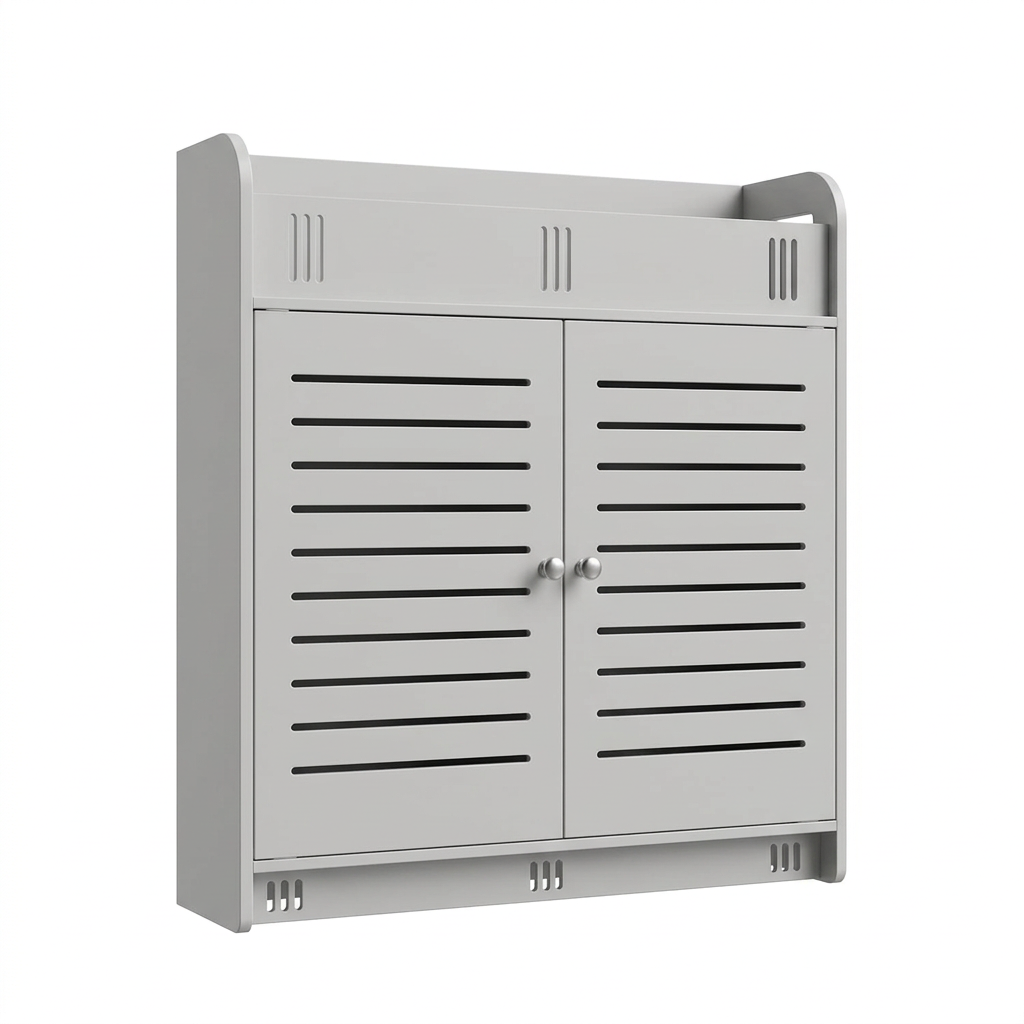 Wall Mounted PVC Bathroom [38] Storage Cabinet With By Miza
