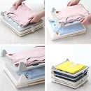 Plastic Anti-Wrinkle Shirt Organiser Pack of 5  For Wardrobes ( Random Colour ) - By SOPT