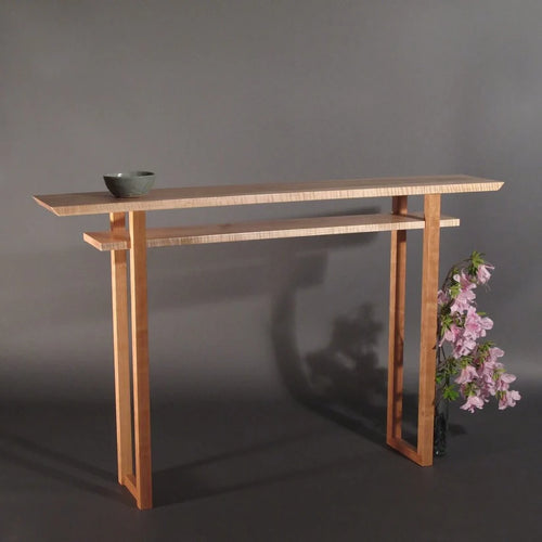 The Custom Classic Japanese Console Table - (Narrow & Modern) By Miza