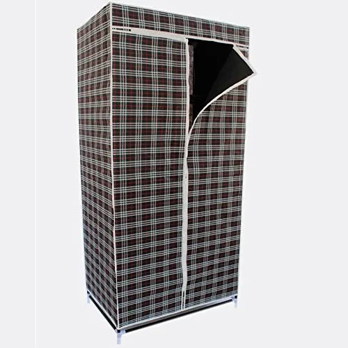 Wardrobe Armour Portable Closet With Steel Pipe Frame Storage Organizer Random Color By APT