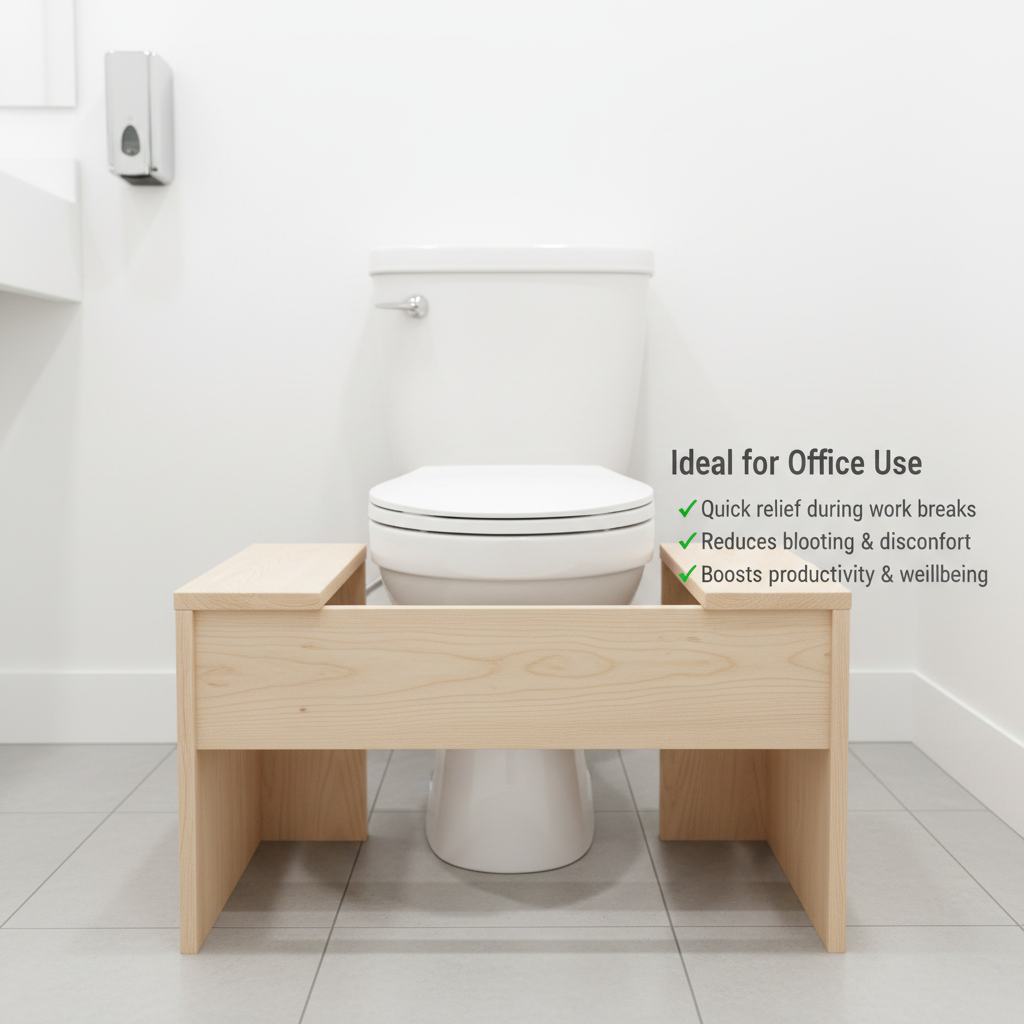 Squatting Wooden Platform/Squat Potty Stool For Toilet By Miza