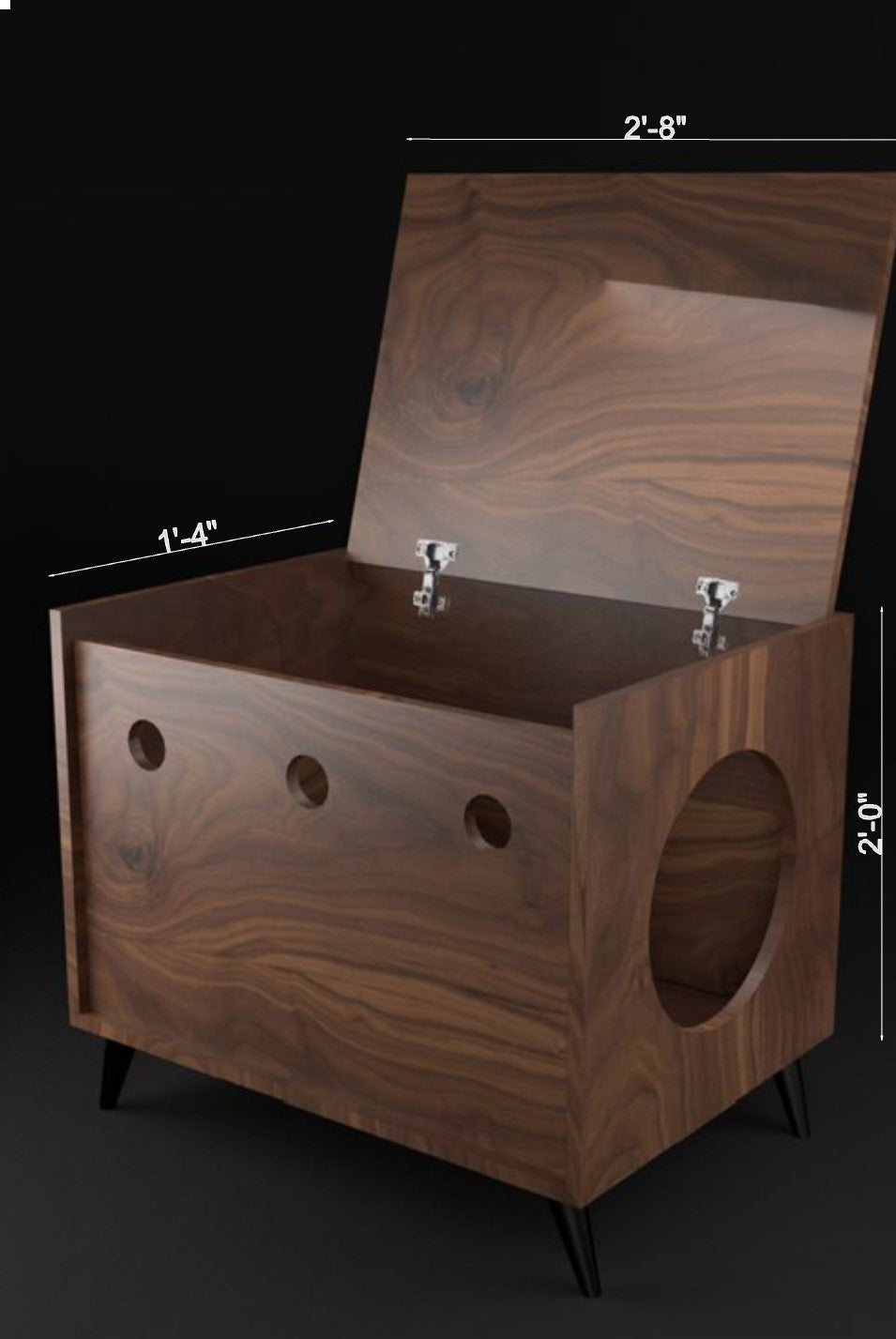 Small Sandbox Pet/Cat/Dog Furniture By Miza