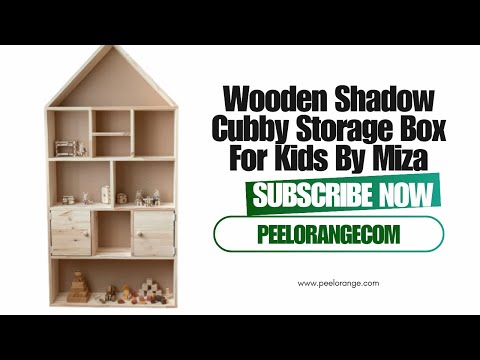Wooden Shadow Cubby Storage Box For Kids By Miza