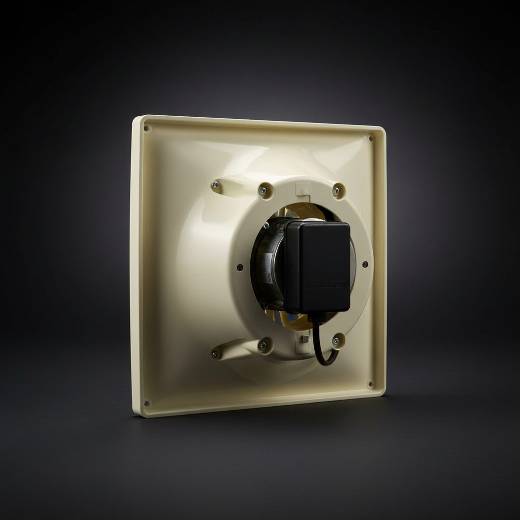 B-6 ABS Plastic Ventilation Fan with Thermal Cutoff Protection by Wadbros