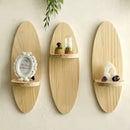 Oval Floating Shelf By Miza ( Pack Of 3)