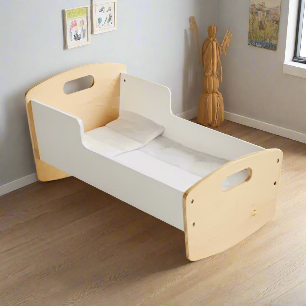Wooden Baby Cradle / Baby Cot By Miza