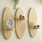 Oval Floating Shelf By Miza ( Pack Of 3)