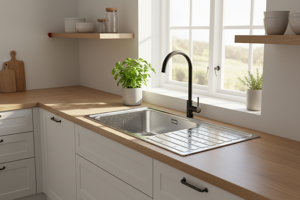 Nirali Elegance Ultra Kitchen Sink | SS 304 Grade | Anti-Scratch, Satin & Glossy | Medium, Big & Large