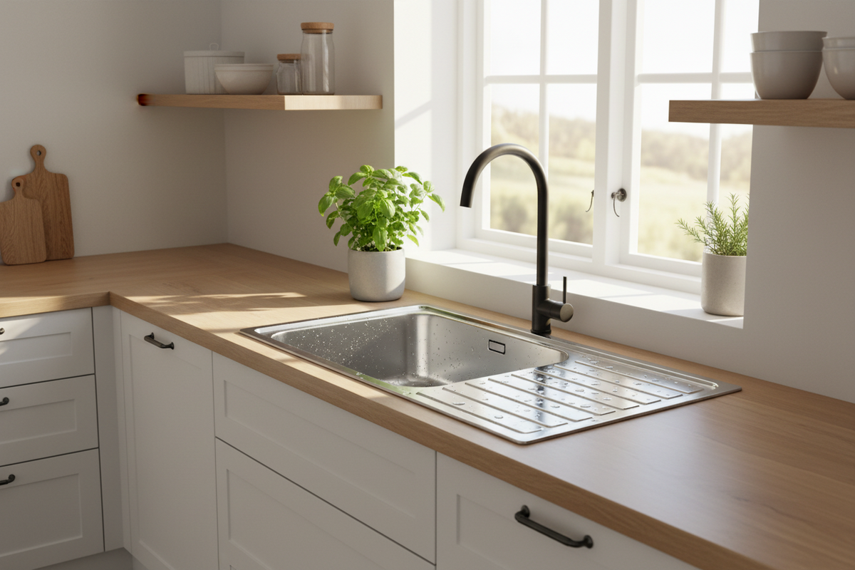 Nirali Elegance Ultra Kitchen Sink | SS 304 Grade | Anti-Scratch, Satin & Glossy | Medium, Big & Large