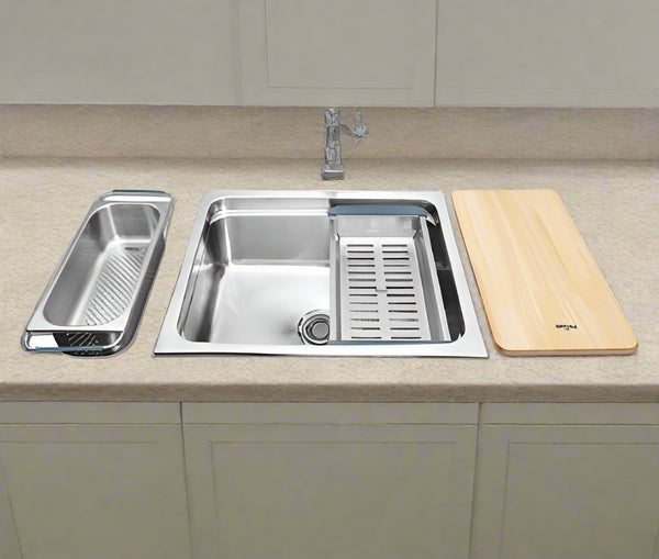 Nirali Rivelo Super NG Kitchen Stainless Steel Single Bowl Kitchen Sink