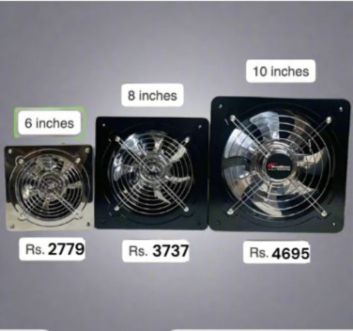Tornado Ventilation/Exhaust Fan For Kitchen /Bathroom/Residential /Industrial In Stainless Steel By Wadbros