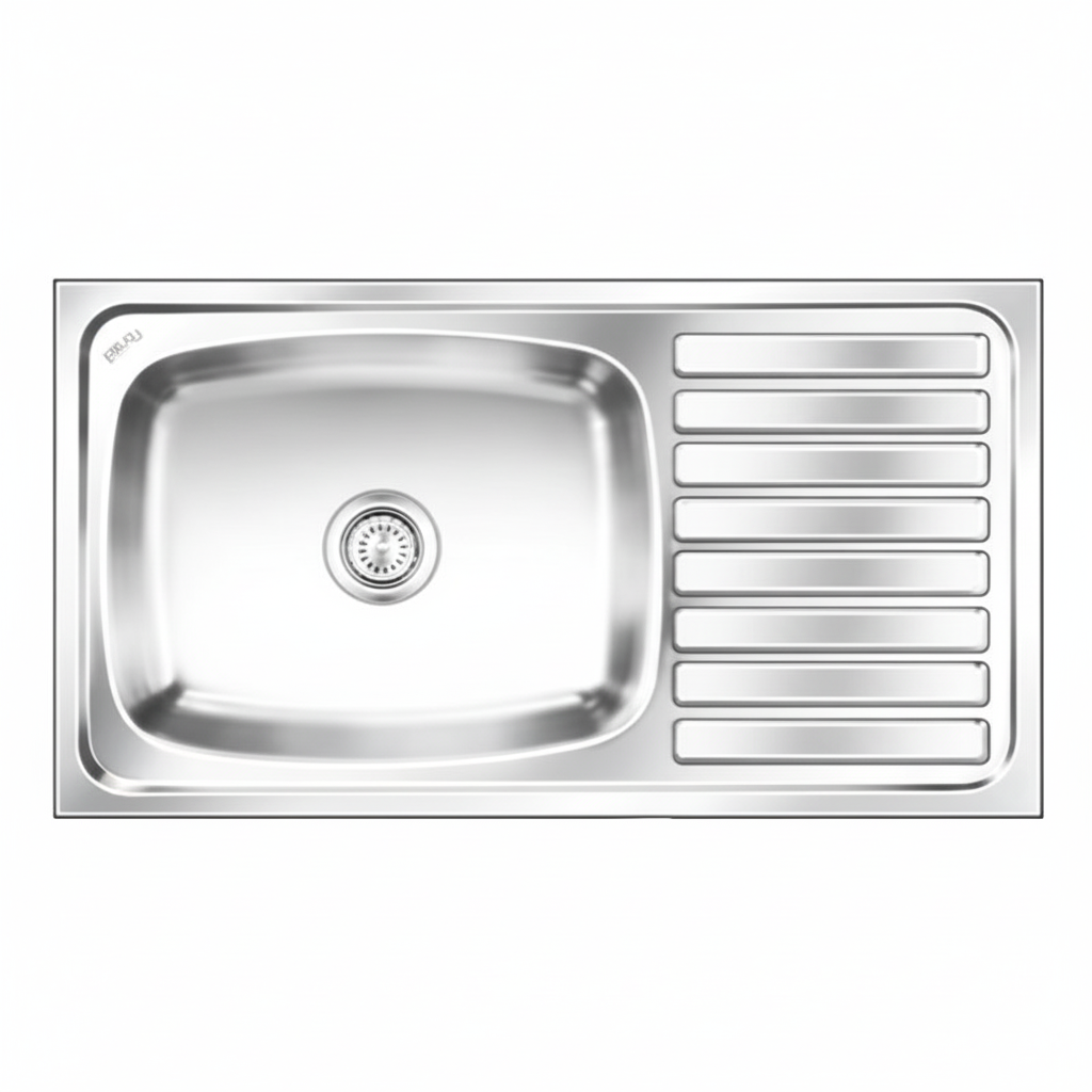 Nirali Elegance Ultra Kitchen Sink | SS 304 Grade | Anti-Scratch, Satin & Glossy | Medium, Big & Large