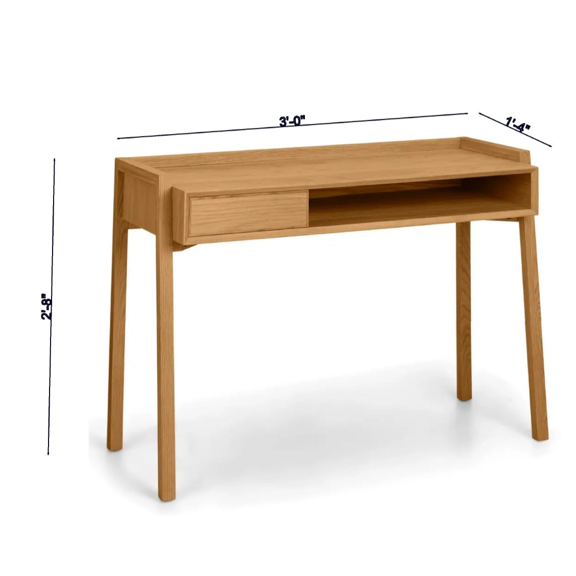 Fantol Study Desk / Table For Bedroom / Living Room / Office By Miza