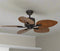 Teetar C Remote Operated Forward And Reverse 5 Blades Ceiling Fan 1 PC By Wadbros