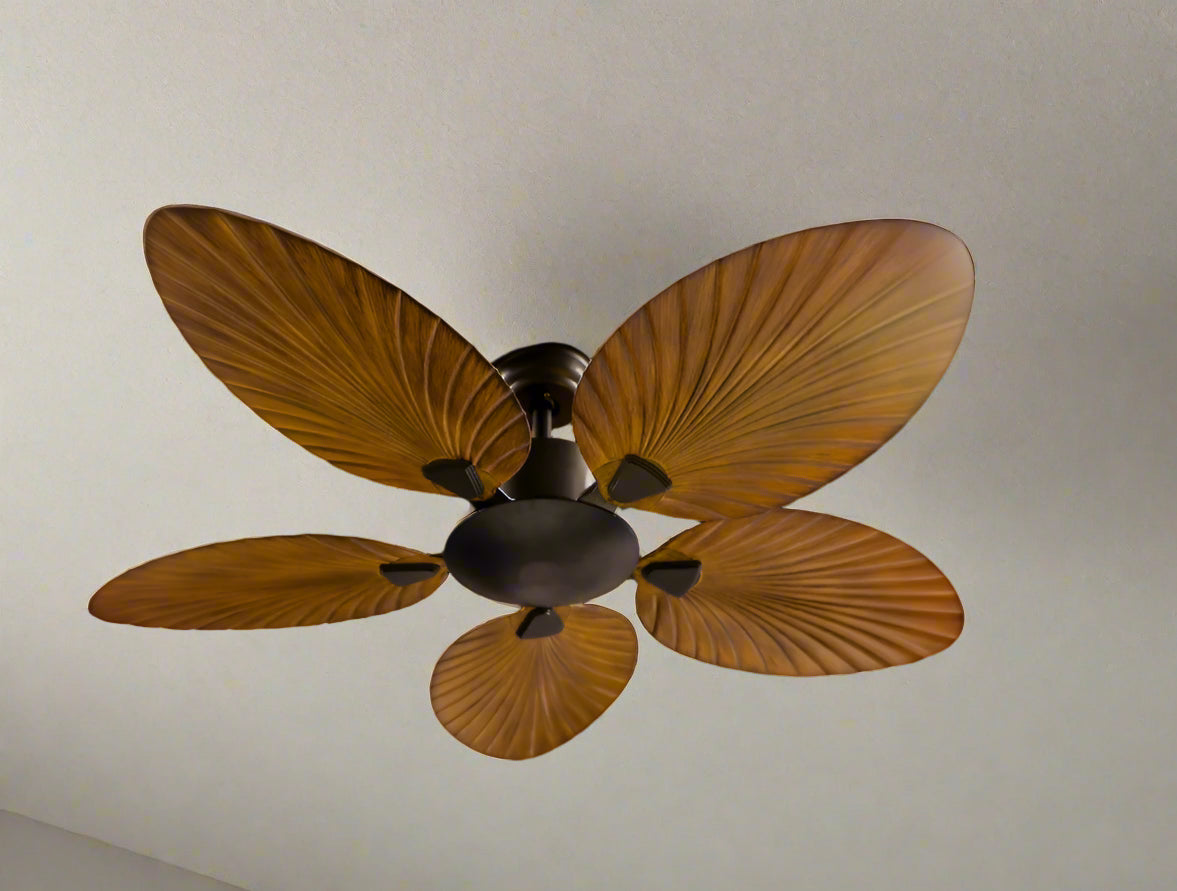Teetar F Remote Operated Forward And Reverse 5 Blades Ceiling Fan 1 PC By Wadbros