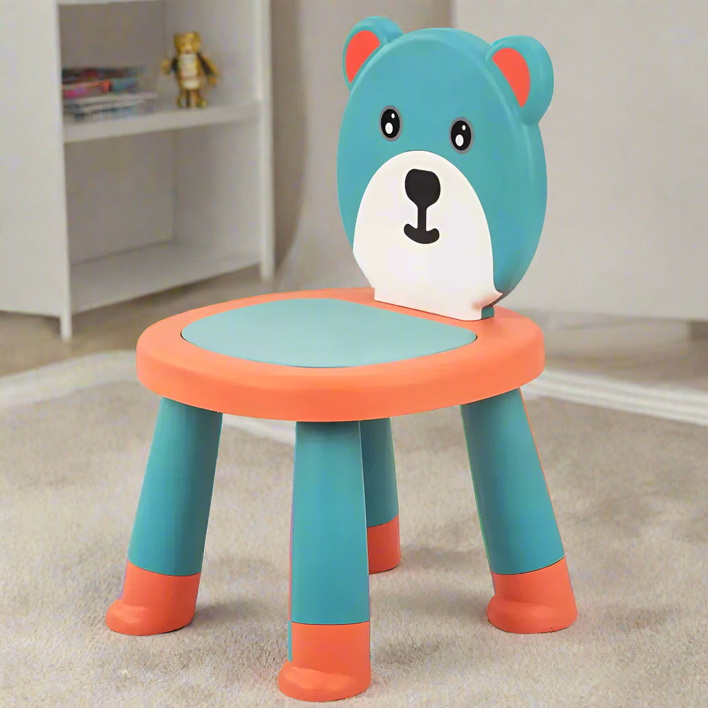 Portable Baby Chair With Non-Slip Base & High Backrest For Kids 1-5 Years Random Color By APT