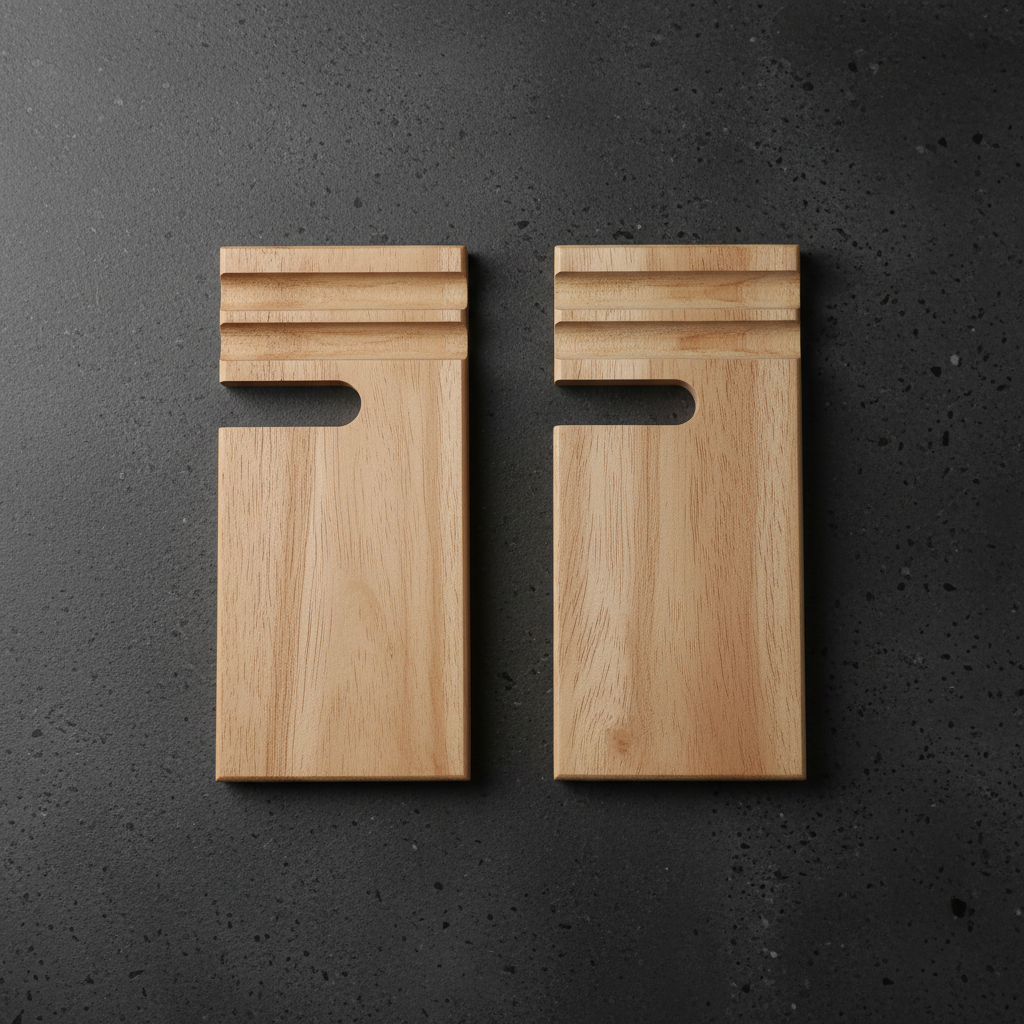 Adjustable Solid Rubber Wood Tabletop Stand for iPad, Mobile, and Cookbook By Miza