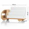 Wood 4-Shelf Truck-Shaped Kids Bookcase with Open Storage By Miza