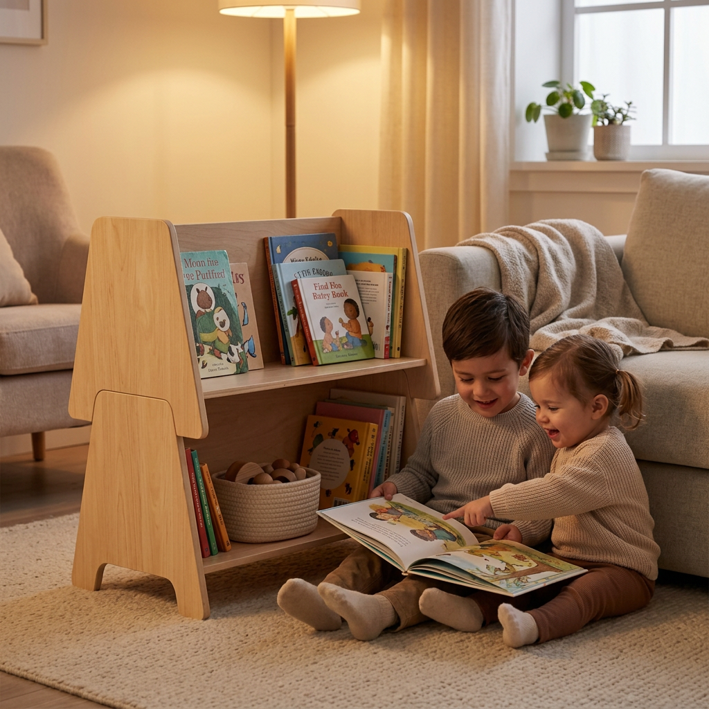 Stackable Play Shelf For Kids By Miza