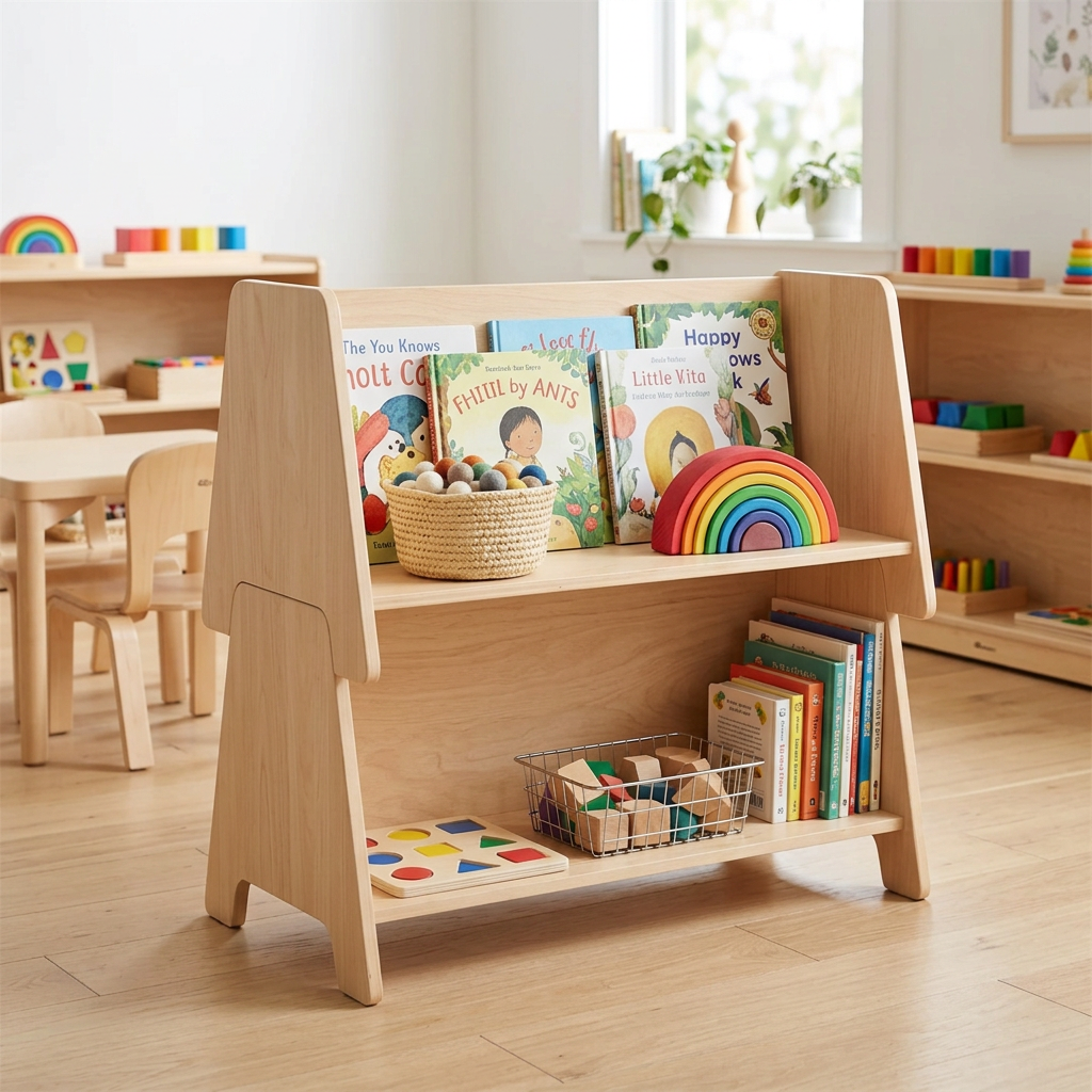 Stackable Play Shelf For Kids By Miza