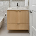 HDHMR Water Resistant Vanity And Multipurpose Wall Mounted Storage Cabinet By Miza