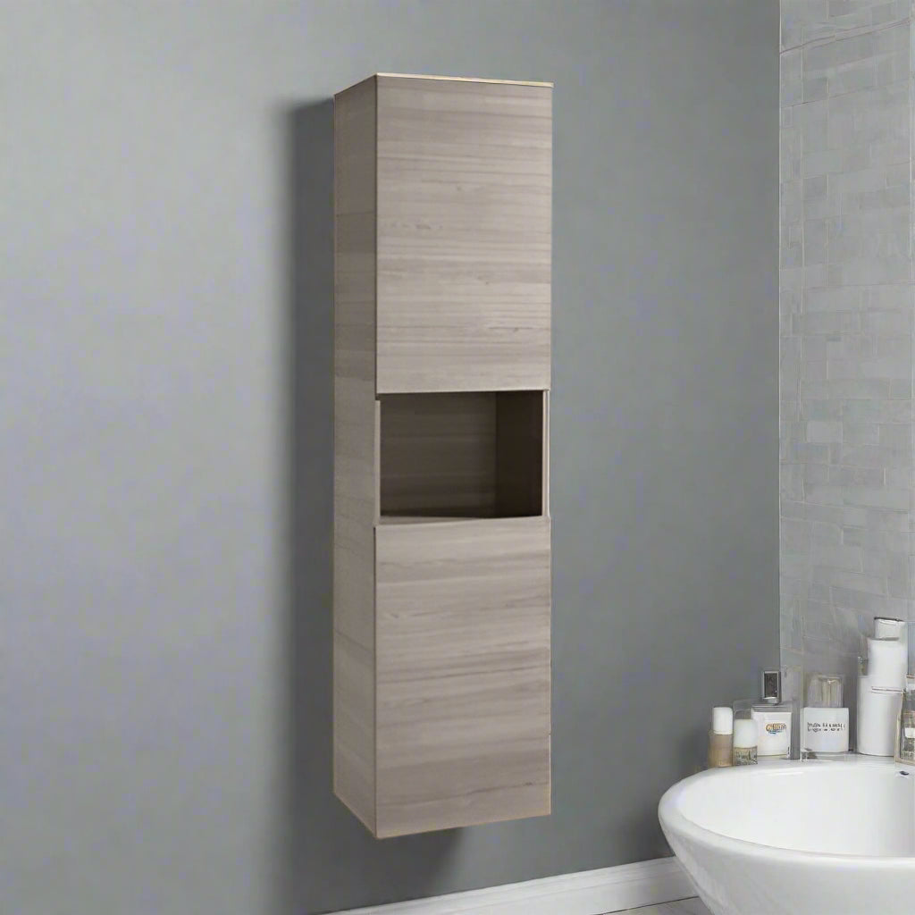 Modern Tall Vertical Bathroom Storage By Miza