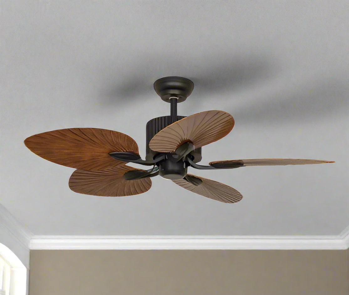 Teetar C Remote Operated Forward And Reverse 5 Blades Ceiling Fan 1 PC By Wadbros