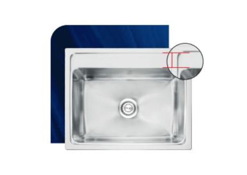 Nirali Oracle Super Single Bowl Kitchen Sink in Stainless Steel