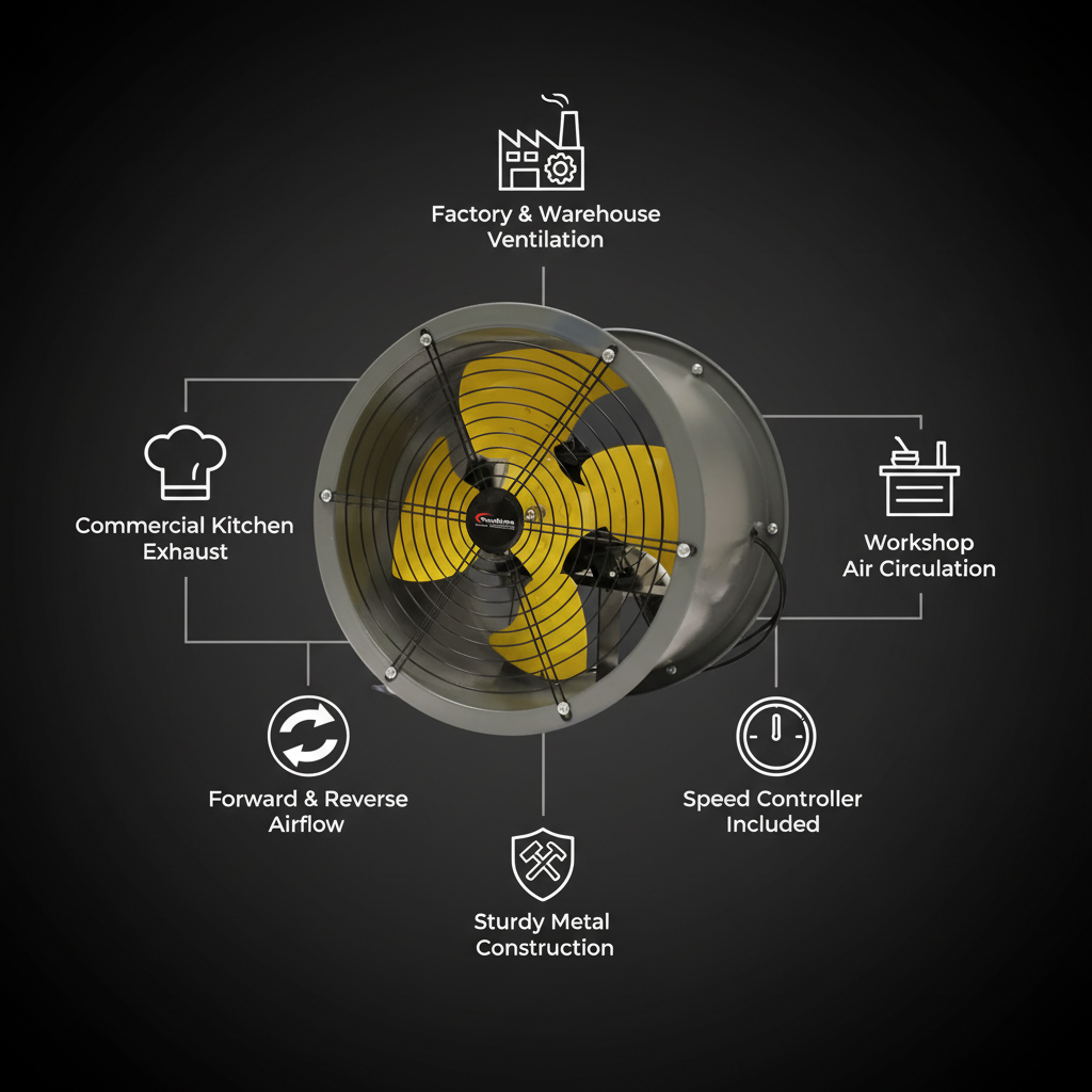 STORM - BLDC Heavy Duty Reversible Ventilator By Wadbros-1 PC
