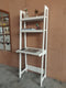 Ladder White Work From Home Study Table By Miza