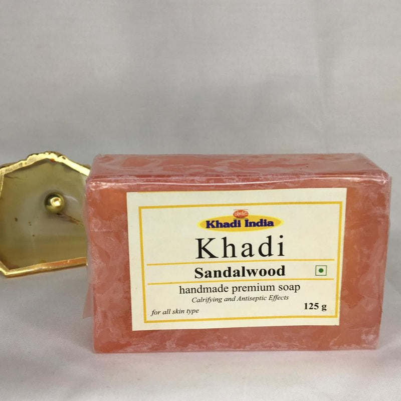 Khadi India ( Pack Of 3 ) Germ Protection Sandal Wood/Donkey Milk/Sandal Soap
