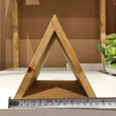 Stylish Triangular Wooden Book Holder For Study Table/Office Table ( With Complementary Coaster ) By Miza