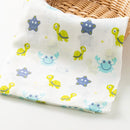 Super Soft Crab Random Printed Muslin Swaddle Blanket For Baby By MM - 1 Pc