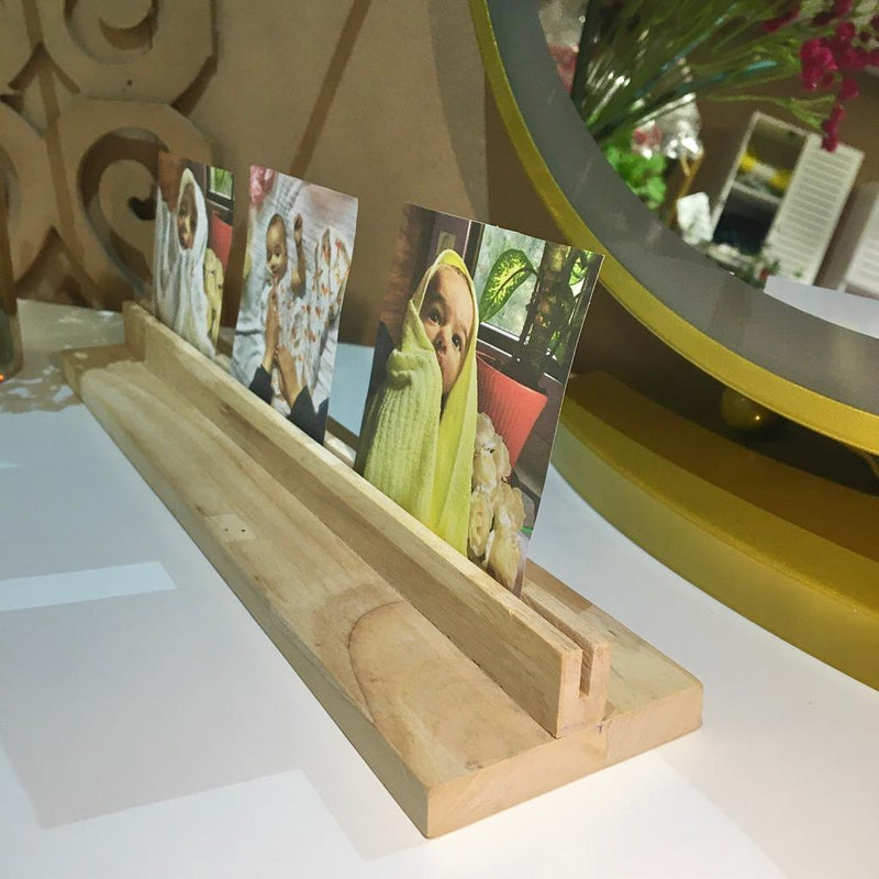 Wooden Rectangular Photo Stand By Miza